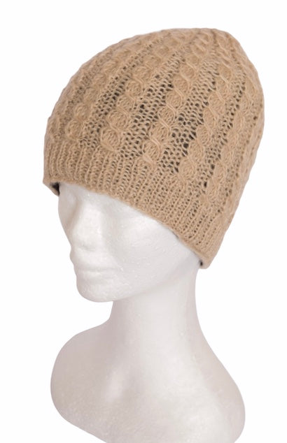 Knitted woollen beanie