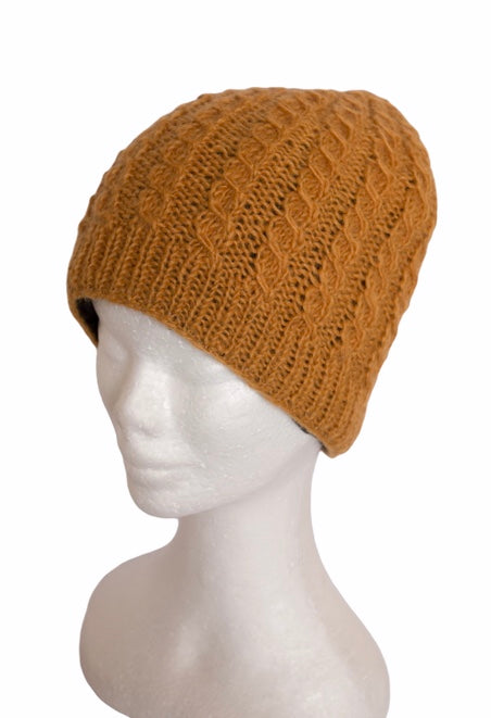 Knitted woollen beanie