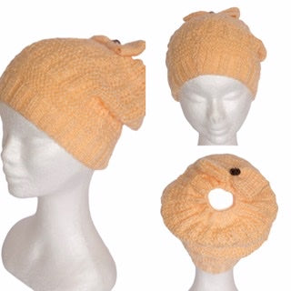 Ponytail woollen hat