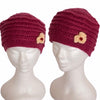 Womens knitted woollen hat