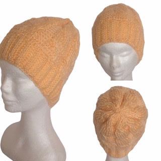 Womens knitted woollen hat