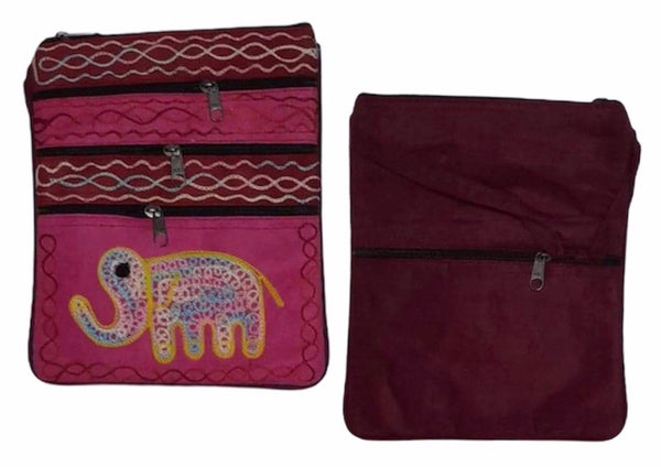 Travel bag -Elephant embroidery