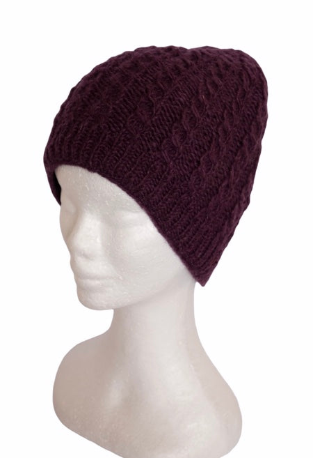 Knitted woollen beanie