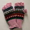 Half finger gloves- Baby Pink