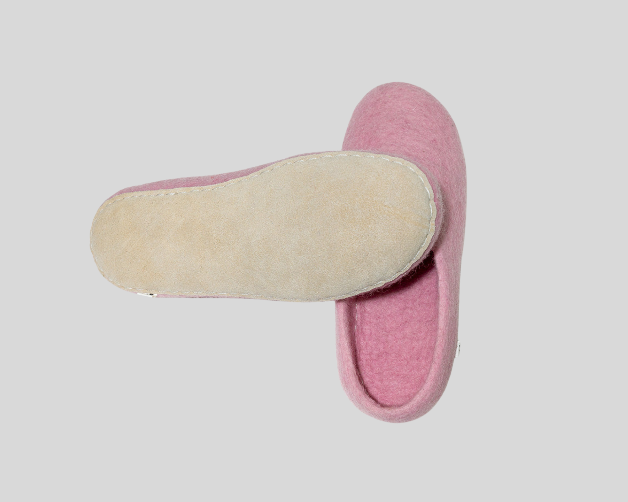 Felt Slippers- Pink